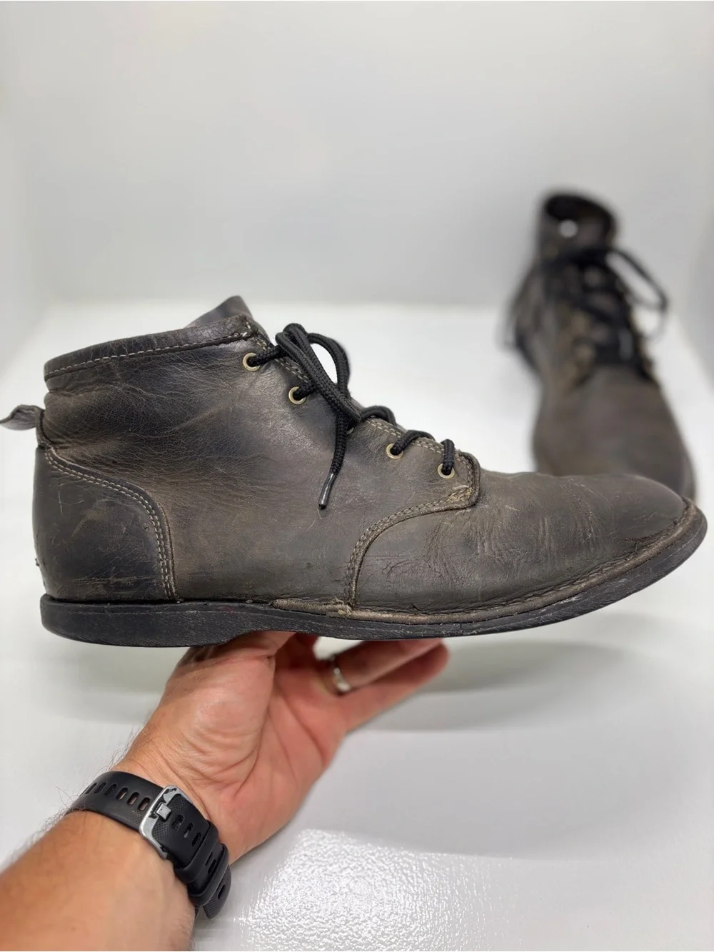 Danner Falcon Boots Men’s 11 EE Black Leather Vibram USA Made Chukka Boots